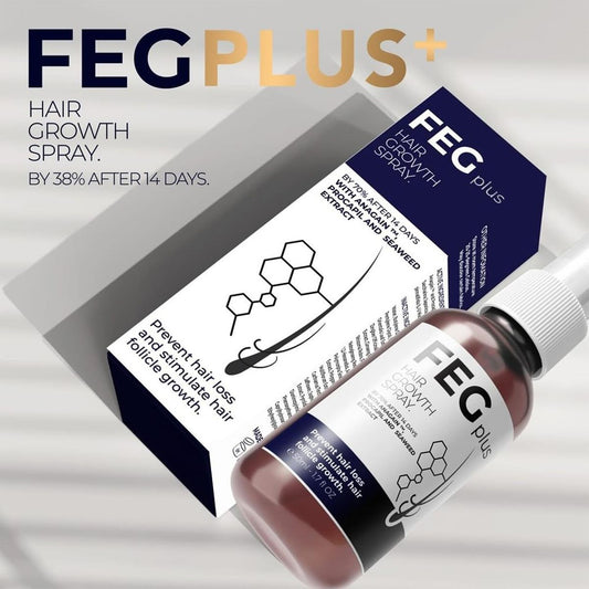 FEG Plus Hair Growth Spray | Advanced Scalp & Hair Care Formula