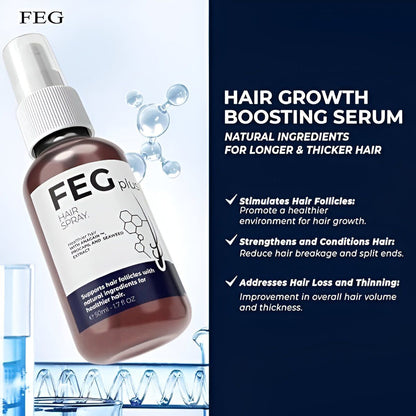 FEG Plus Hair Growth Spray | Advanced Scalp & Hair Care Formula