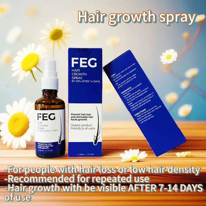 FEG Plus Hair Growth Spray | Advanced Scalp & Hair Care Formula
