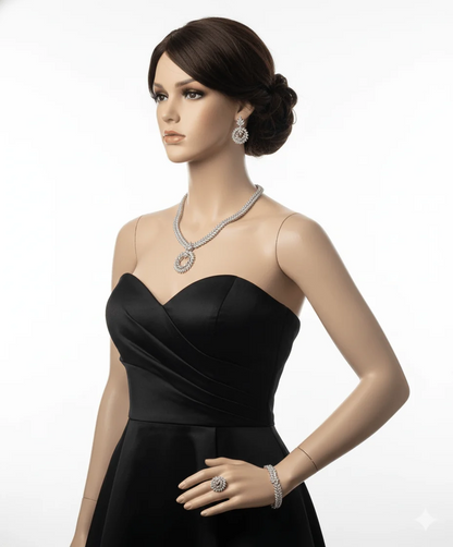Leaf Circle Jewelry Set