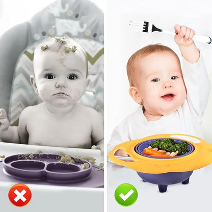 Baby Spill-Proof Gyro Bowl