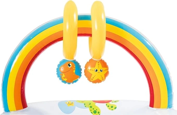 Bestway - Inflatable Baby Play Mat & Lounger with Rainbow Arch Ⓢ