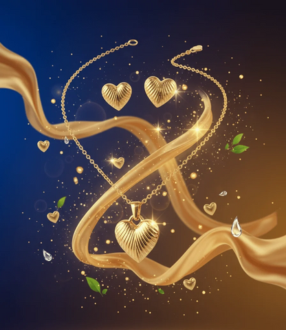 Heart Pendant Set