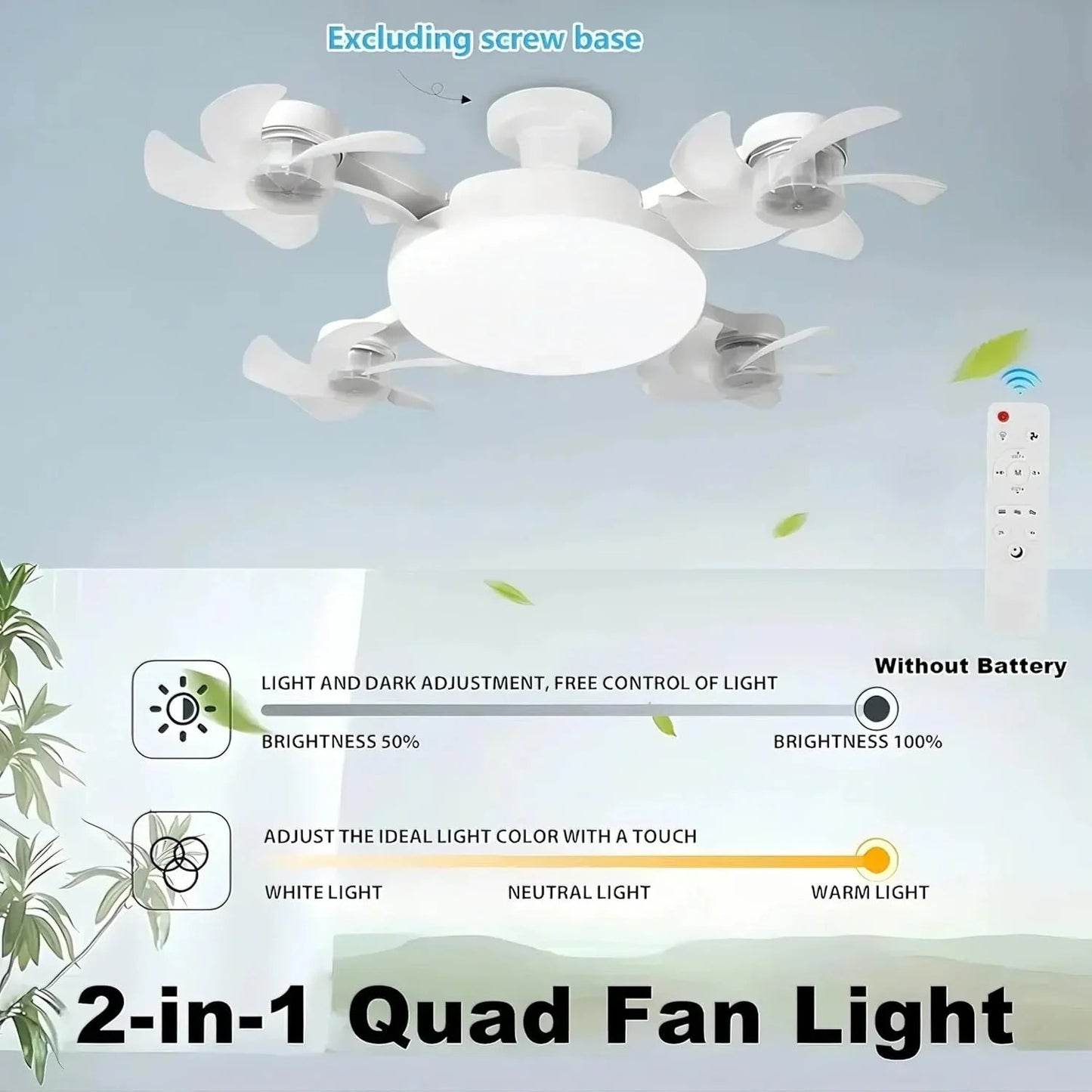 F4- Multifunctional Fan Light Ⓢ