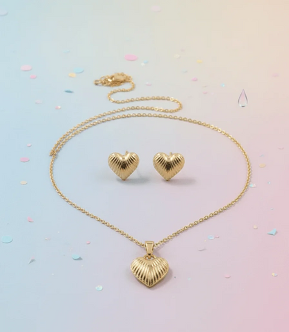 Heart Pendant Set