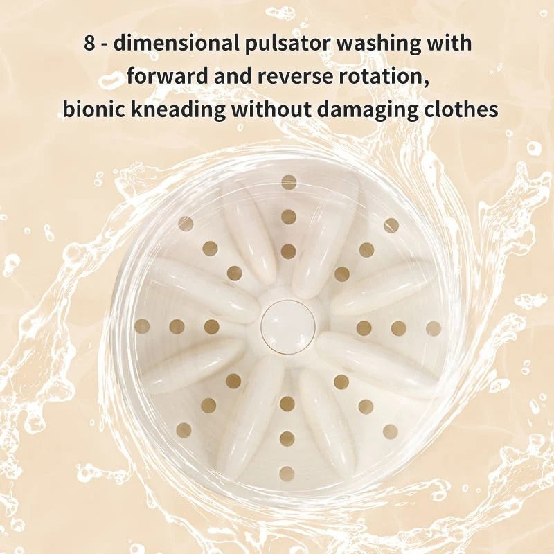Double-Bucket Mini Washing Machine Ⓢ