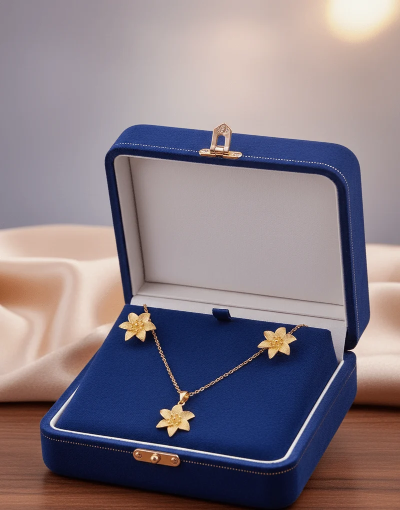 Floral Bloom Pendant Set