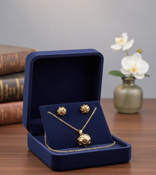 Sphere Cutout Pendant Set