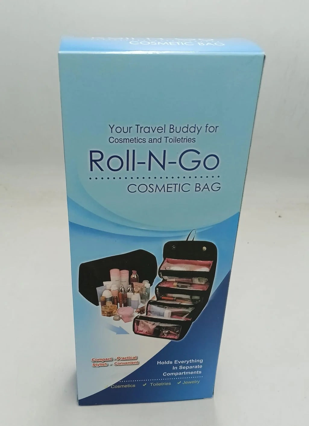 Roll-N-Go - Travel Cosmetic & Toiletry Bag
